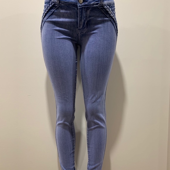 new diva star medium blue stretch push up jean - Picture 4 of 6